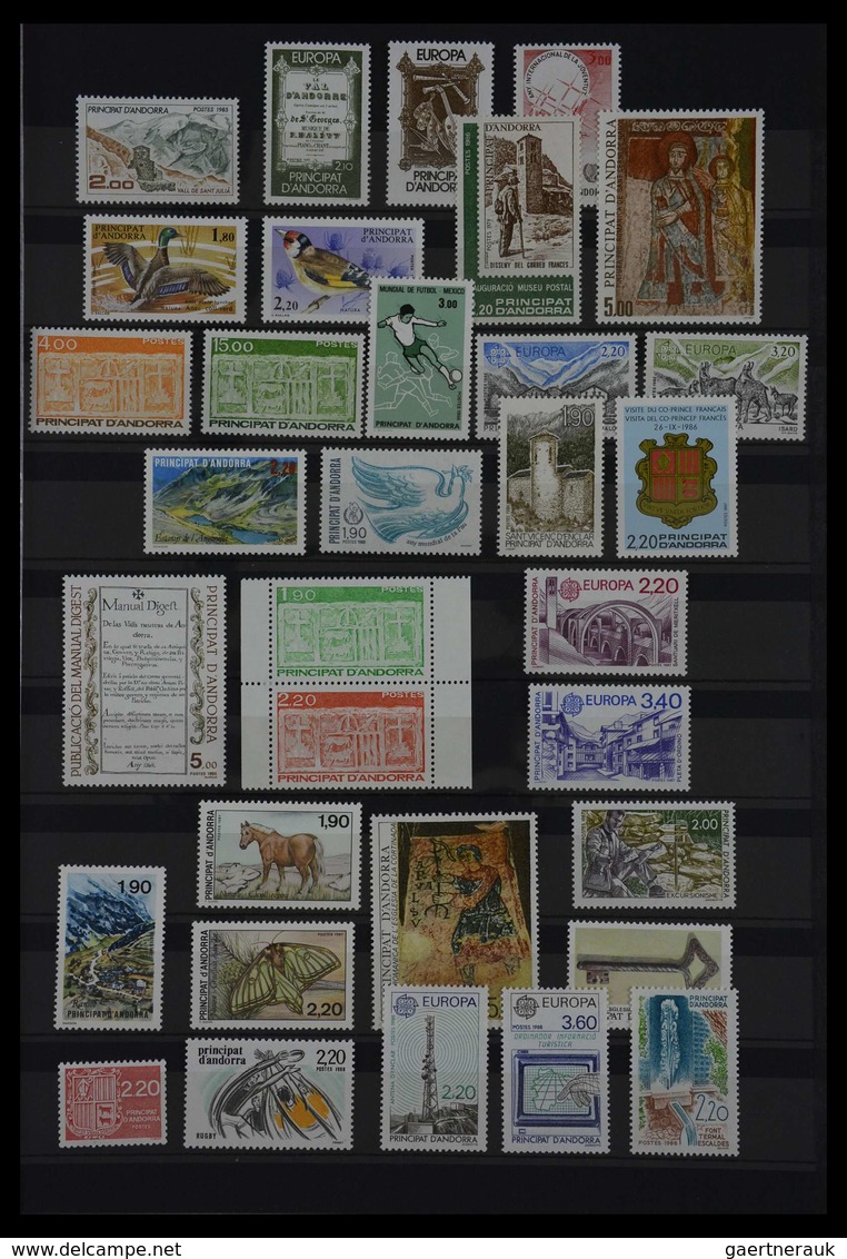 Andorra - Französische Post: 1932-2016: Very Well Filled, MNH Collectie French Andorra 1932-2016 In - Sonstige & Ohne Zuordnung