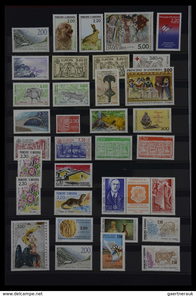 Andorra - Französische Post: 1932-2016: Very Well Filled, MNH Collectie French Andorra 1932-2016 In - Sonstige & Ohne Zuordnung