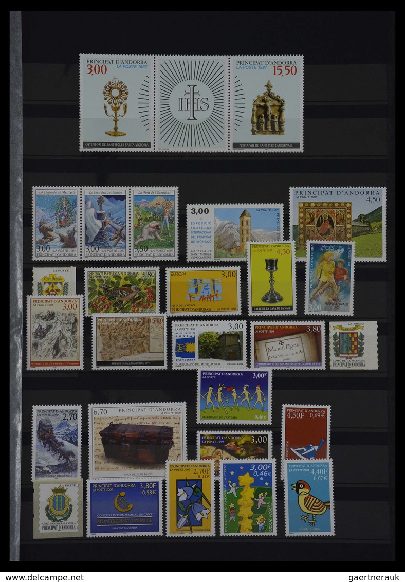 Andorra - Französische Post: 1932-2016: Very well filled, MNH collectie French Andorra 1932-2016 in