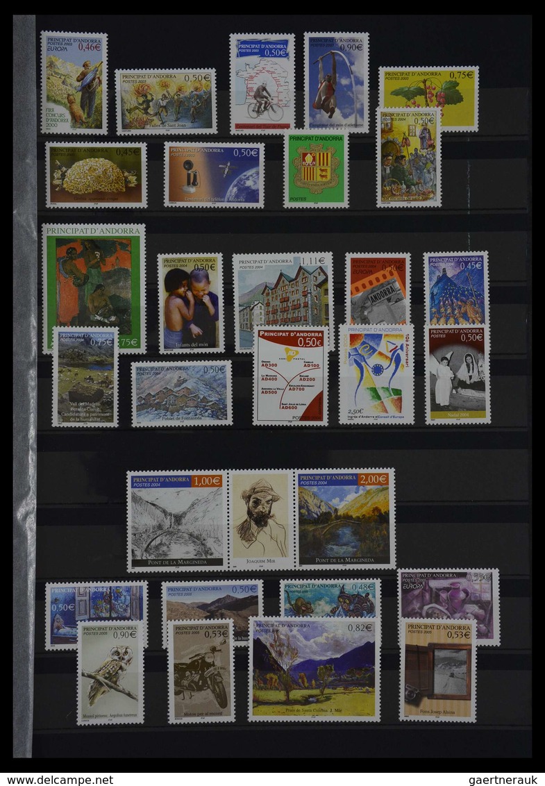 Andorra - Französische Post: 1932-2016: Very well filled, MNH collectie French Andorra 1932-2016 in