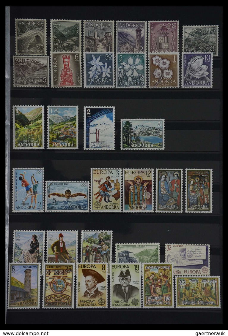 Andorra - Französische Post: 1932-2016: Very well filled, MNH collectie French Andorra 1932-2016 in