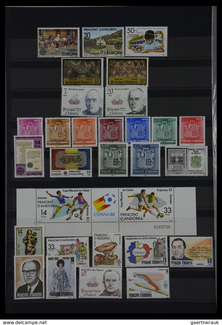 Andorra - Französische Post: 1932-2016: Very well filled, MNH collectie French Andorra 1932-2016 in