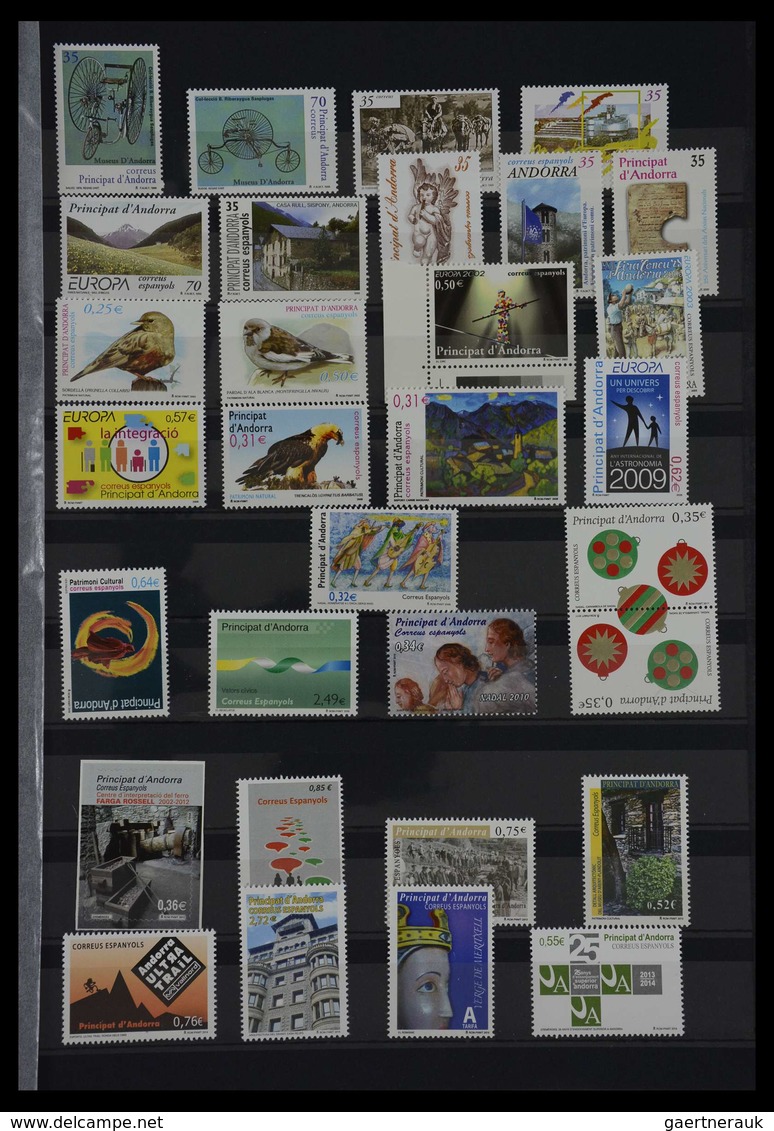 Andorra - Französische Post: 1932-2016: Very well filled, MNH collectie French Andorra 1932-2016 in