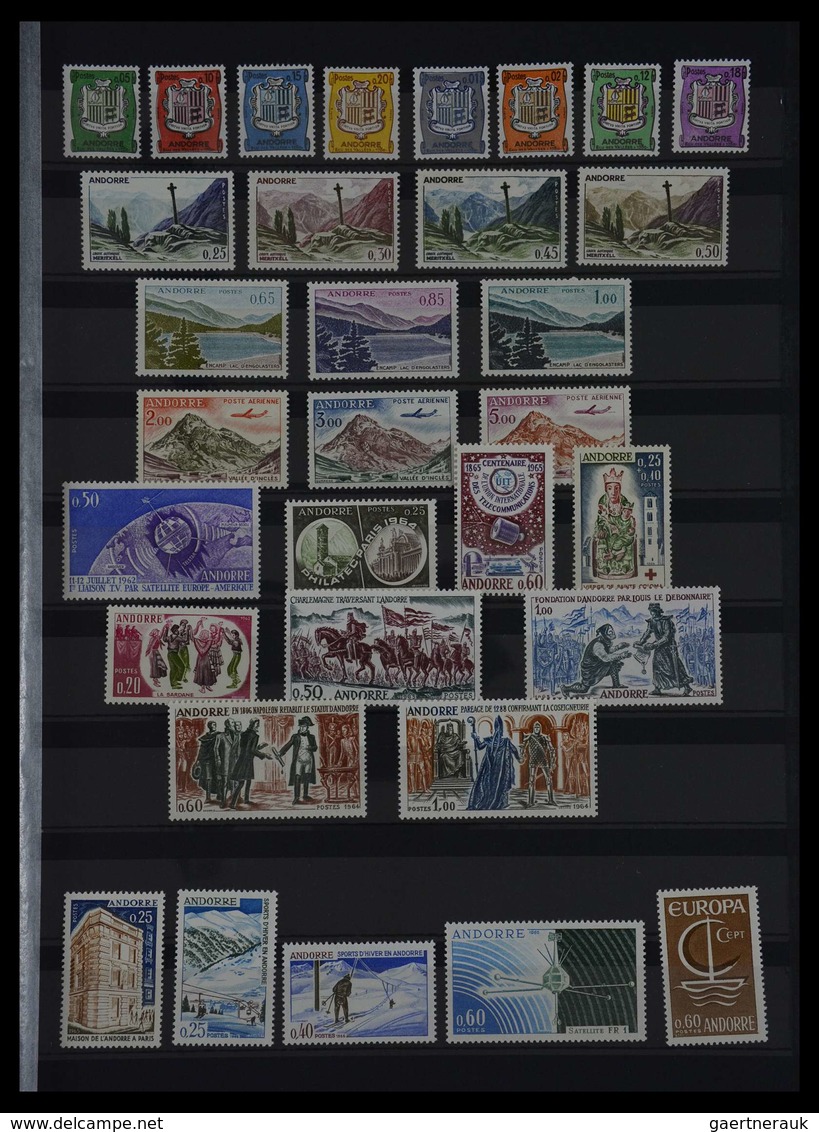 Andorra - Französische Post: 1932-2016: Very well filled, MNH collectie French Andorra 1932-2016 in