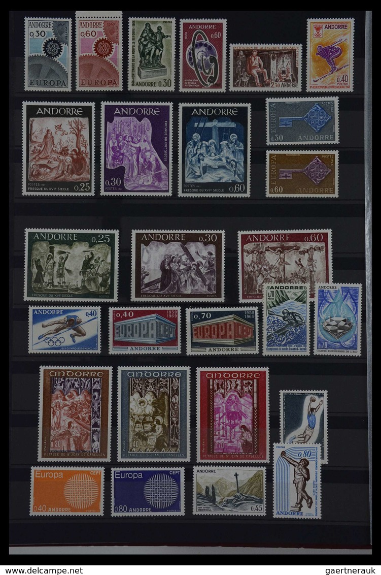 Andorra - Französische Post: 1932-2016: Very well filled, MNH collectie French Andorra 1932-2016 in