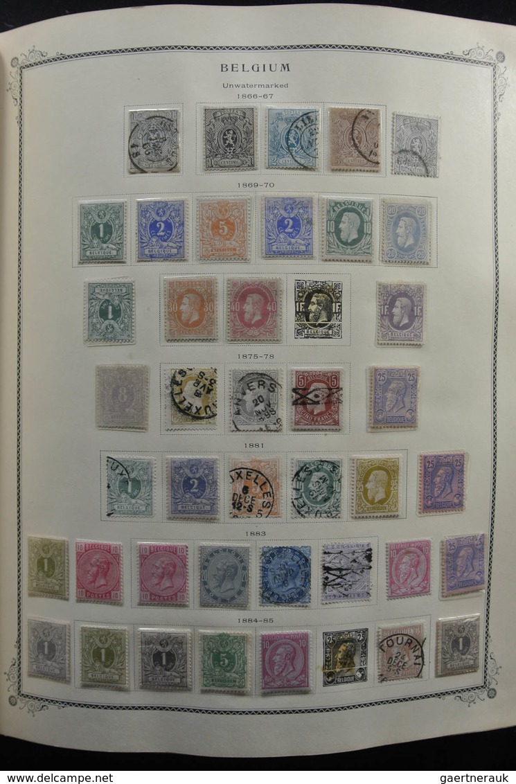 Belgien: 1849-1970: Almost Complete, Mostly MNH And Mint Hinged Collection Belgium And Colonies 1849 - Sammlungen