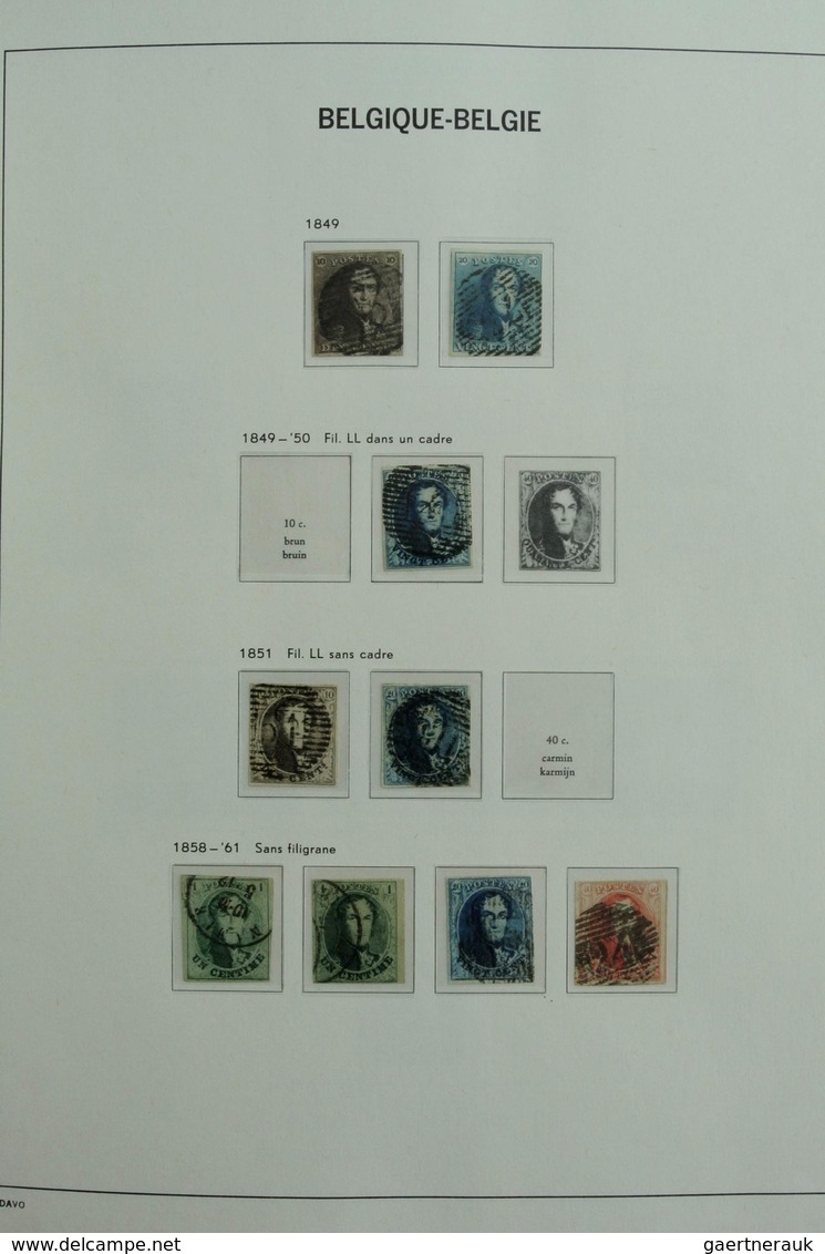 Belgien: 1849-1988: Very Extensive, MNH, Mint Hinged And Used, Specialised Collection Belgium 1849-1 - Sammlungen