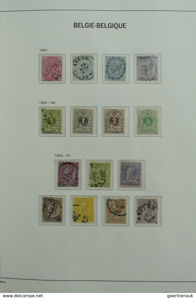 Belgien: 1849-1988: Very extensive, MNH, mint hinged and used, specialised collection Belgium 1849-1