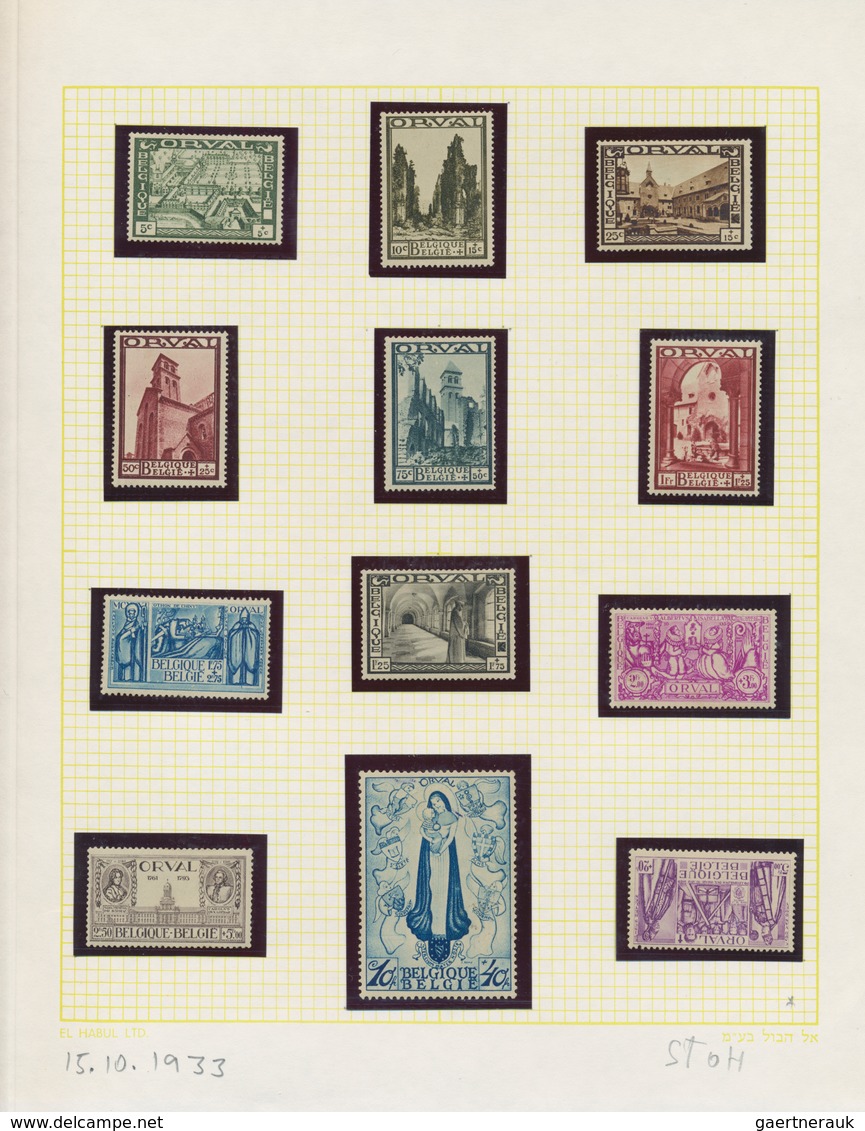Belgien: 1866/1972, Mint Collection In A Binder On Album Pages, Comprising Several Better Items Like - Sammlungen