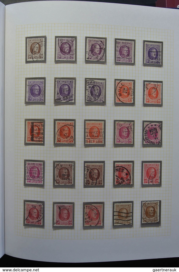 Belgien: 1915-1930: Very well filled, MNH, mint hinged and used, partly double collection Belgium 19