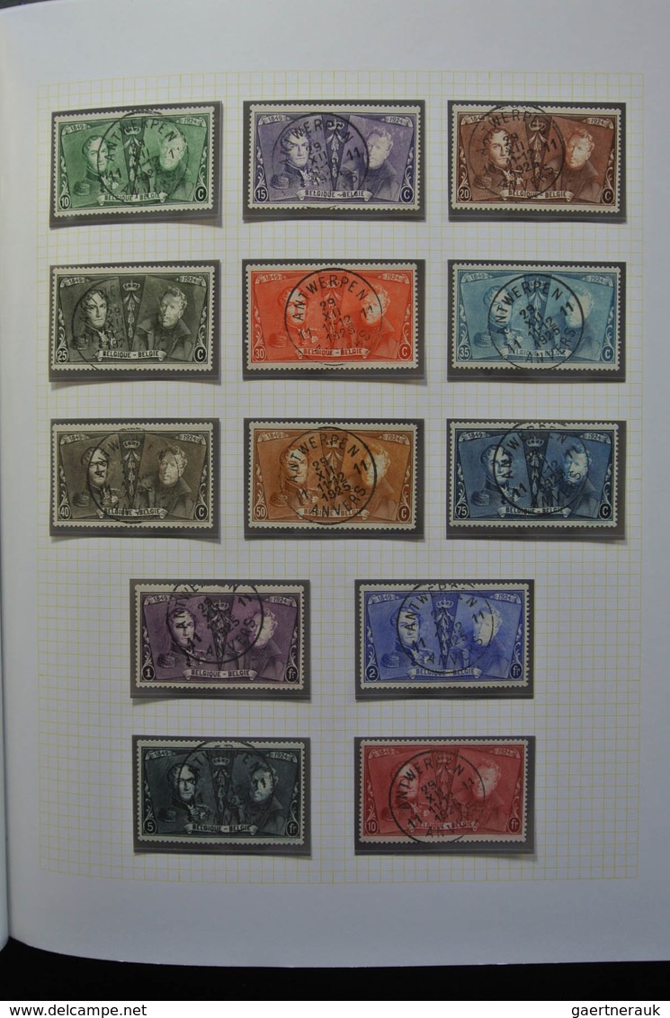 Belgien: 1915-1930: Very well filled, MNH, mint hinged and used, partly double collection Belgium 19