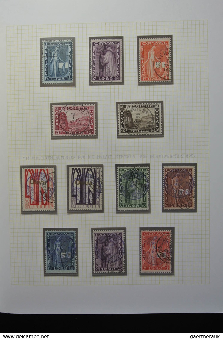 Belgien: 1915-1930: Very well filled, MNH, mint hinged and used, partly double collection Belgium 19