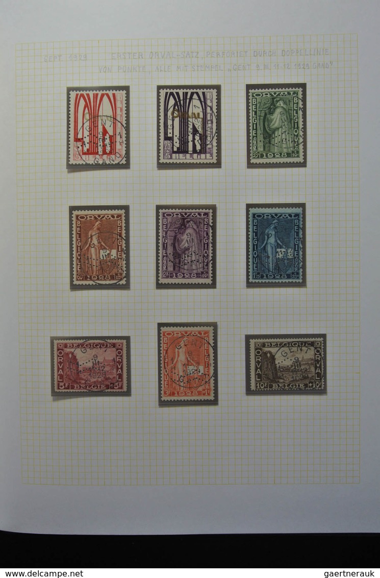 Belgien: 1915-1930: Very well filled, MNH, mint hinged and used, partly double collection Belgium 19