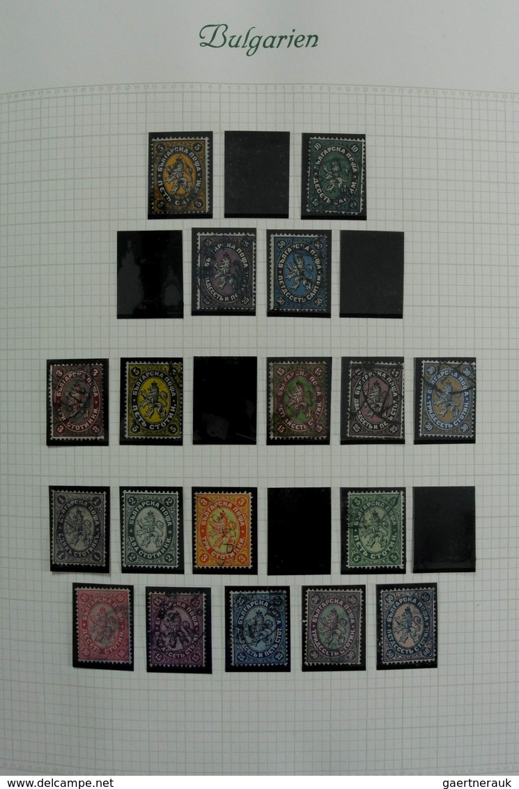 Bulgarien: 1879-1959: Very Well Filled, Mostly MNH And Mint Hinged Collection Bulgaria 1879-1959 In - Briefe U. Dokumente