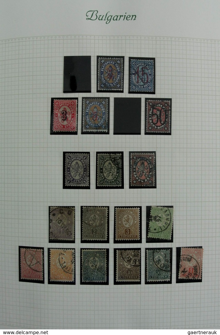 Bulgarien: 1879-1959: Very Well Filled, Mostly MNH And Mint Hinged Collection Bulgaria 1879-1959 In - Briefe U. Dokumente
