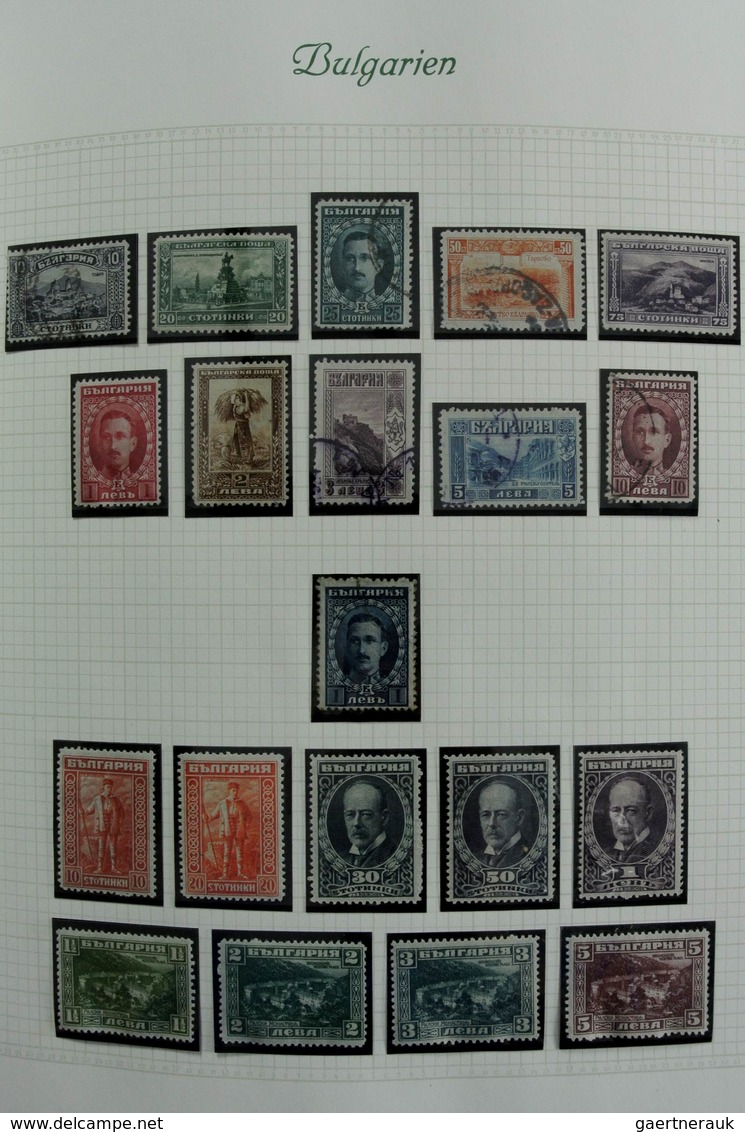 Bulgarien: 1879-1959: Very Well Filled, Mostly MNH And Mint Hinged Collection Bulgaria 1879-1959 In - Briefe U. Dokumente