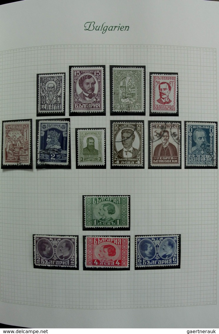 Bulgarien: 1879-1959: Very well filled, mostly MNH and mint hinged collection Bulgaria 1879-1959 in