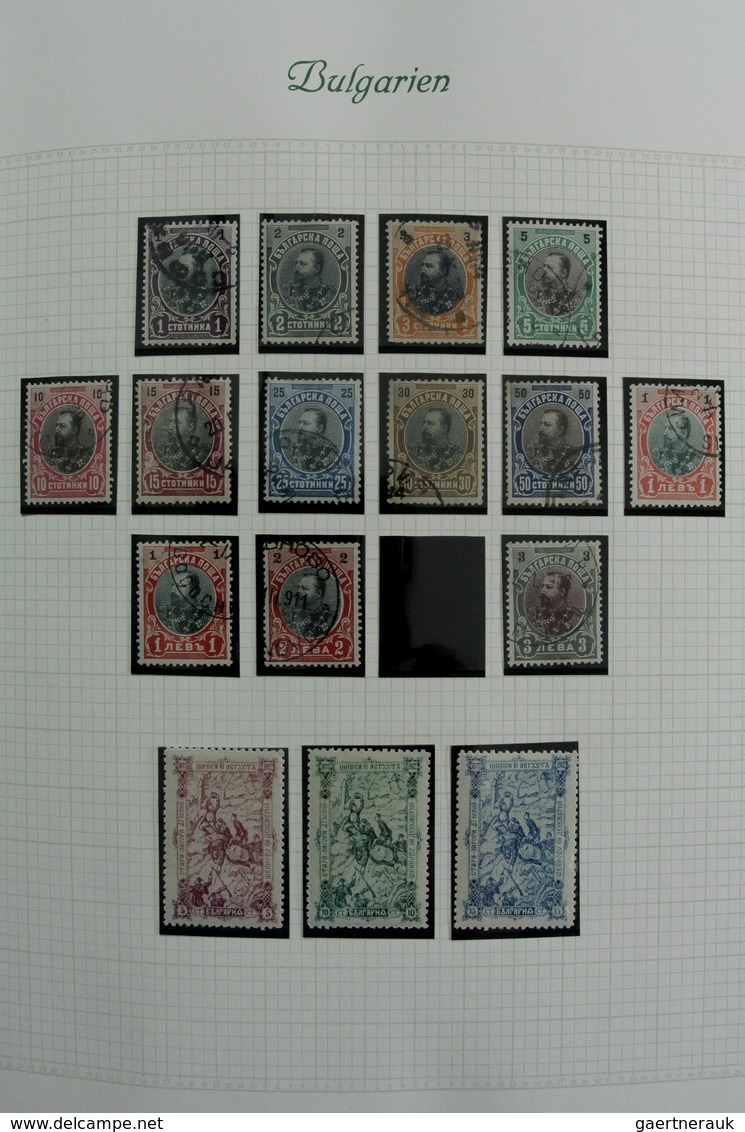 Bulgarien: 1879-1959: Very well filled, mostly MNH and mint hinged collection Bulgaria 1879-1959 in