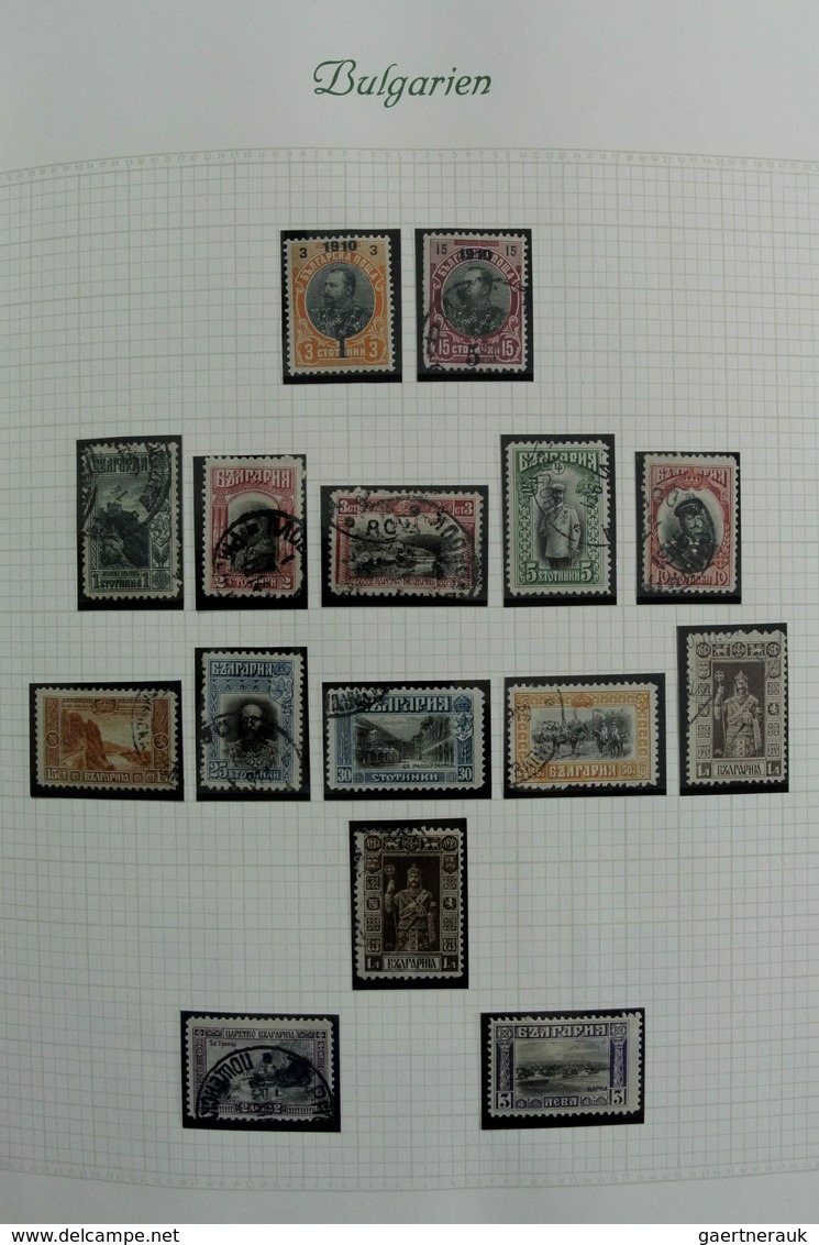 Bulgarien: 1879-1959: Very well filled, mostly MNH and mint hinged collection Bulgaria 1879-1959 in