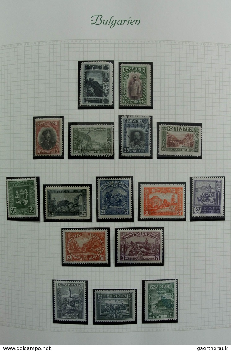 Bulgarien: 1879-1959: Very well filled, mostly MNH and mint hinged collection Bulgaria 1879-1959 in