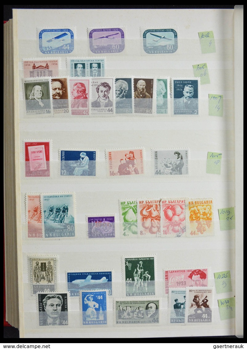 Bulgarien: 1879-2000: Wonderful nearly complete mint/mint never hinged/used collection, starting wit