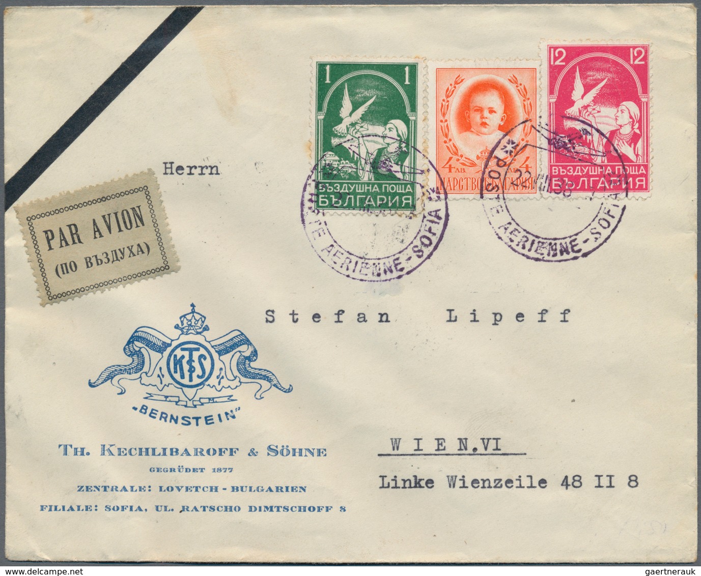 Bulgarien: 1880/1946 (ca.), Lot Of Apprx. 60 Covers/cards/stationeries, Incl. Registered, Censored A - Briefe U. Dokumente