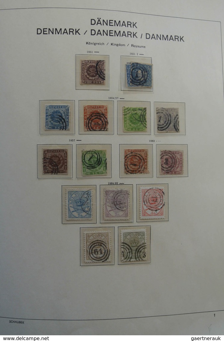 Dänemark: 1851-1984: Beautiful, First Used, Later Mint Hinged And MNH, Somewhat Specialised (perfs) - Briefe U. Dokumente