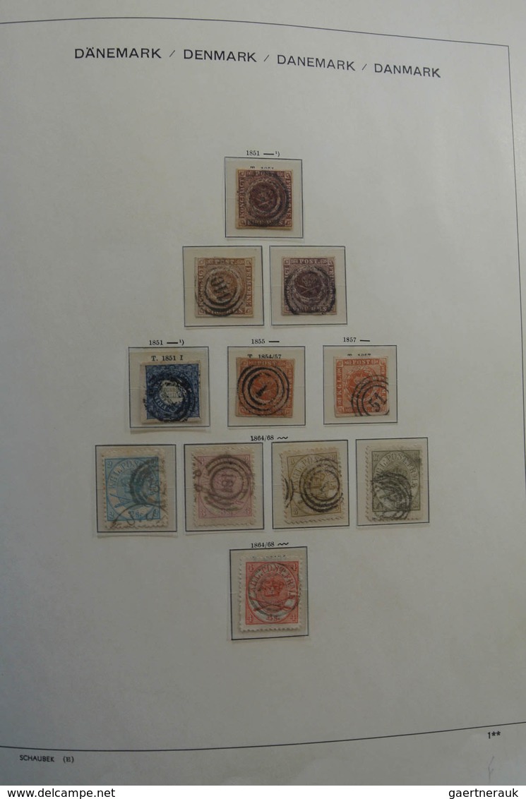 Dänemark: 1851-1984: Beautiful, First Used, Later Mint Hinged And MNH, Somewhat Specialised (perfs) - Briefe U. Dokumente