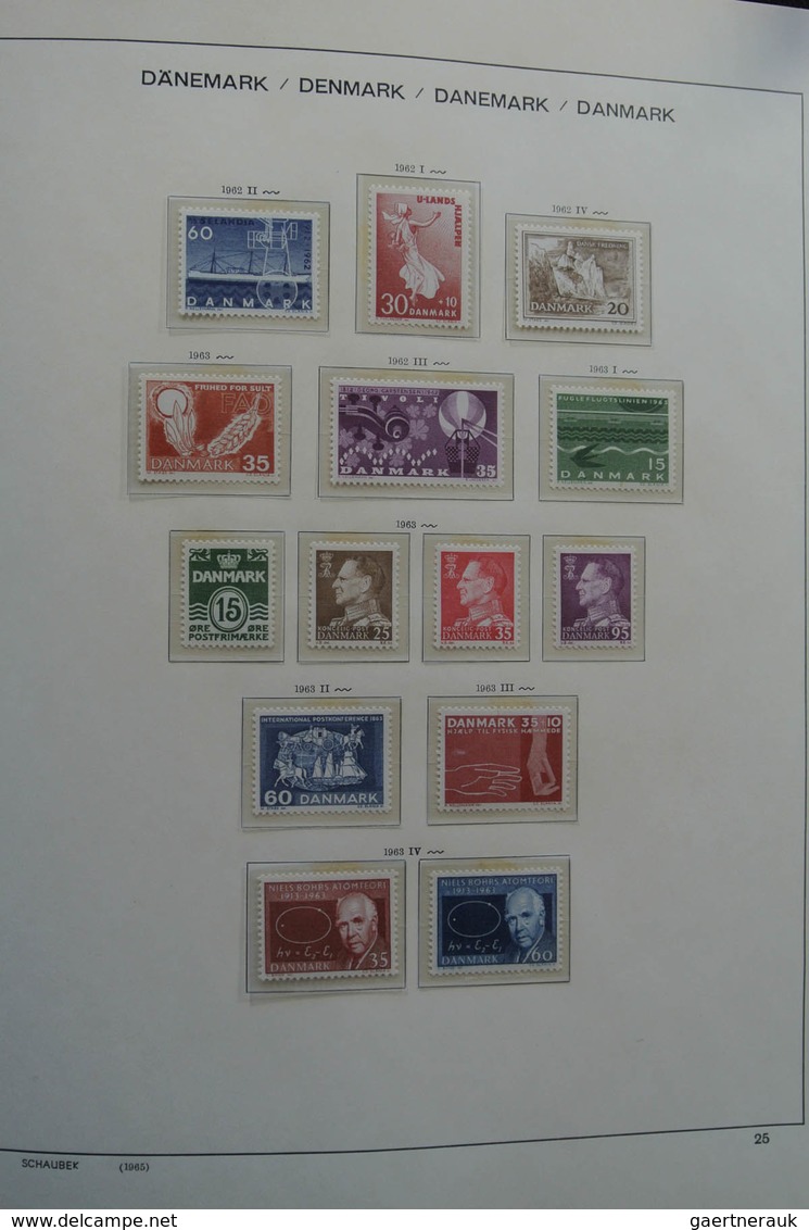 Dänemark: 1851-1984: Beautiful, first used, later mint hinged and MNH, somewhat specialised (perfs)