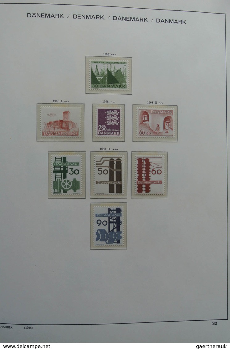 Dänemark: 1851-1984: Beautiful, first used, later mint hinged and MNH, somewhat specialised (perfs)