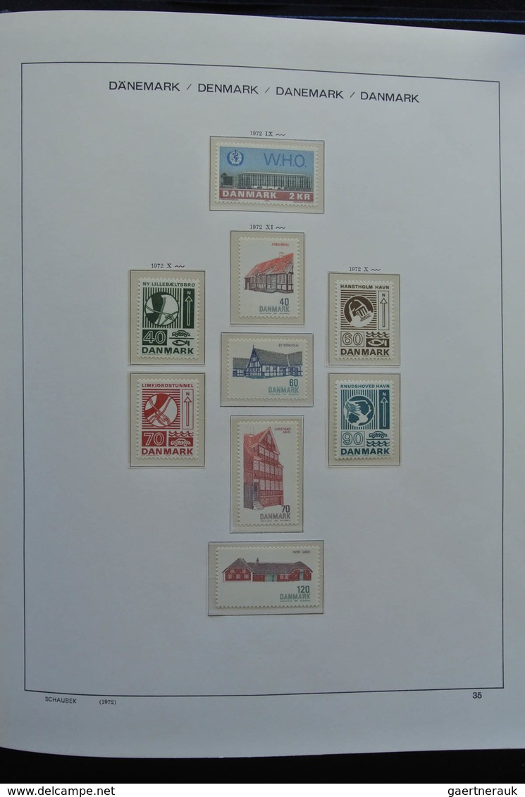 Dänemark: 1851-1984: Beautiful, first used, later mint hinged and MNH, somewhat specialised (perfs)