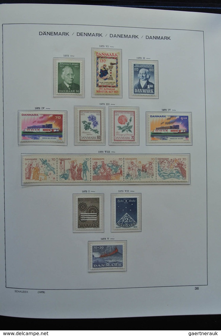 Dänemark: 1851-1984: Beautiful, first used, later mint hinged and MNH, somewhat specialised (perfs)