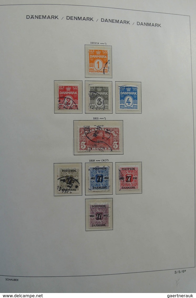 Dänemark: 1851-1984: Beautiful, first used, later mint hinged and MNH, somewhat specialised (perfs)