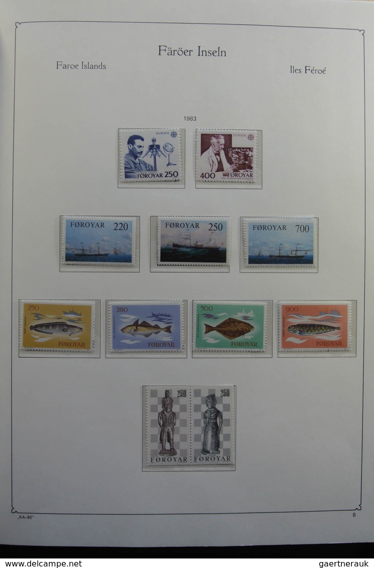 Dänemark - Färöer: 1919-2004: In The Mainnumbers Complete, MNH And Largely Also (double) Canceled Co - Färöer Inseln