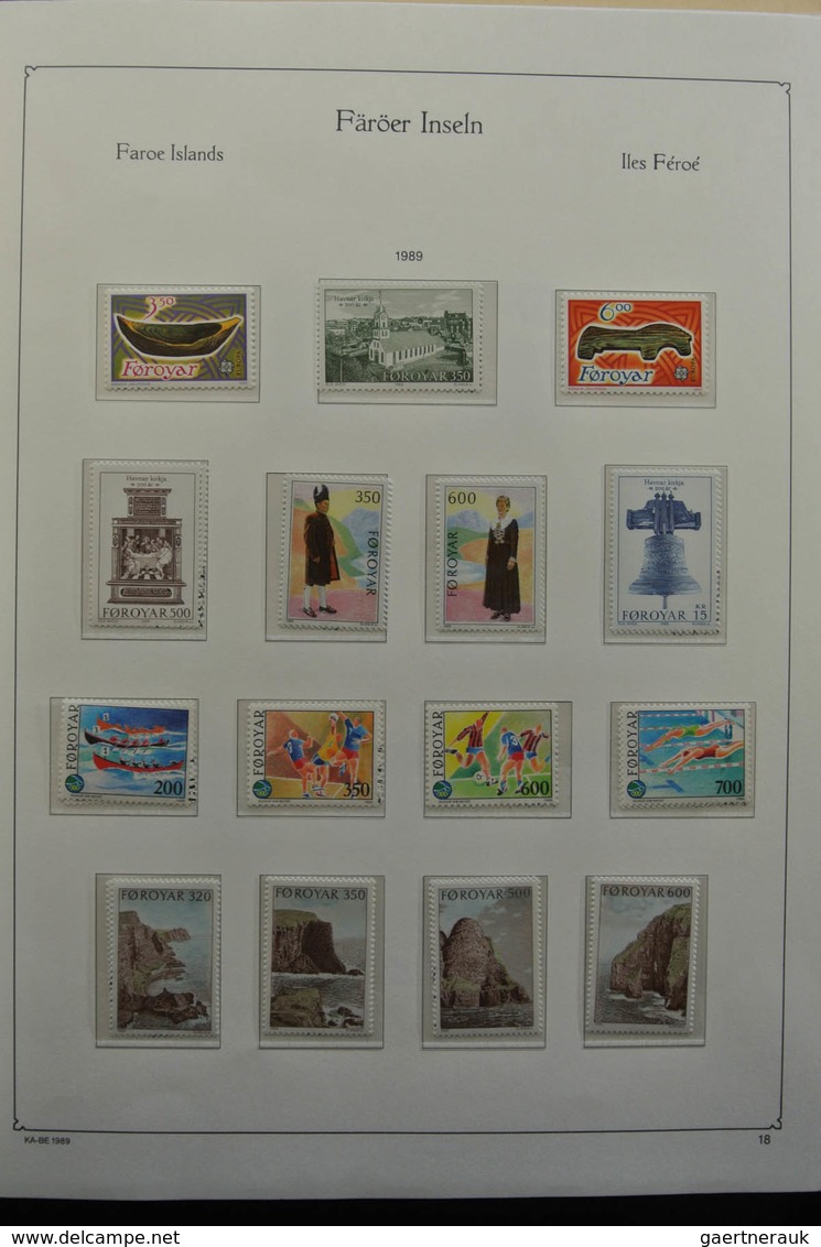 Dänemark - Färöer: 1919-2004: In the mainnumbers complete, MNH and largely also (double) canceled co