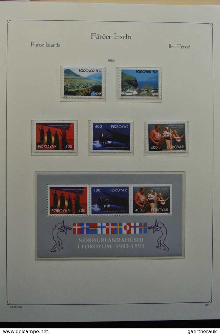 Dänemark - Färöer: 1919-2004: In the mainnumbers complete, MNH and largely also (double) canceled co