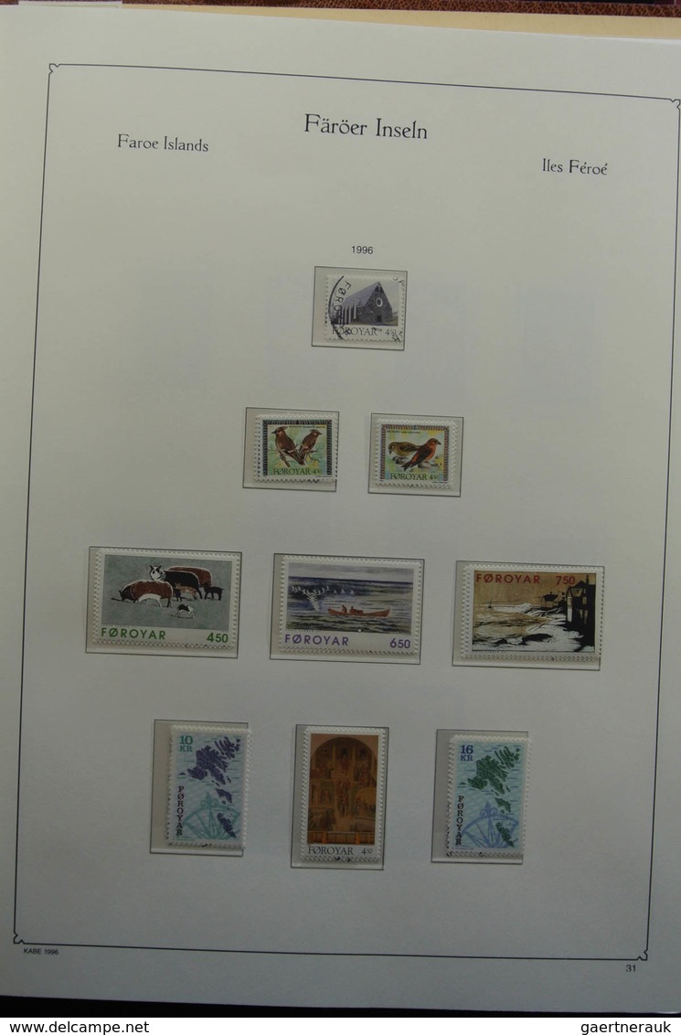 Dänemark - Färöer: 1919-2004: In the mainnumbers complete, MNH and largely also (double) canceled co