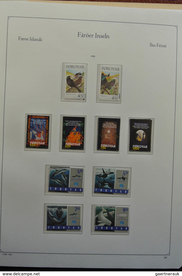 Dänemark - Färöer: 1919-2004: In the mainnumbers complete, MNH and largely also (double) canceled co