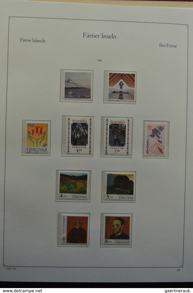 Dänemark - Färöer: 1919-2004: In the mainnumbers complete, MNH and largely also (double) canceled co