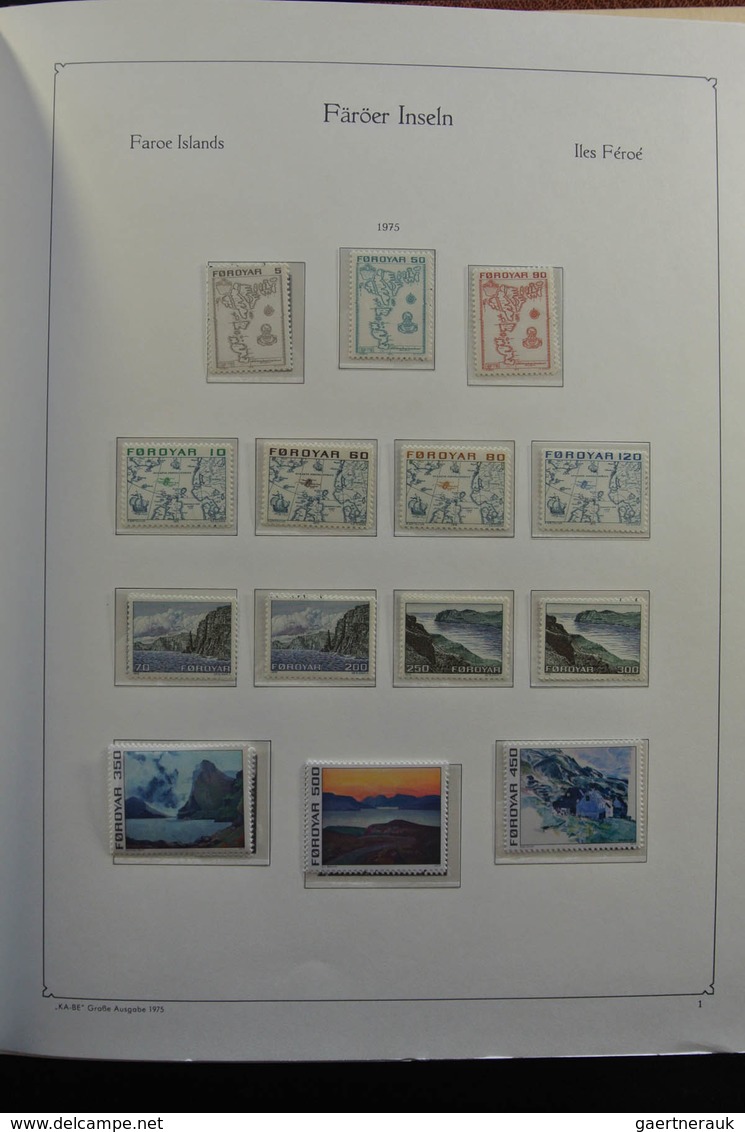 Dänemark - Färöer: 1919-2004: In the mainnumbers complete, MNH and largely also (double) canceled co