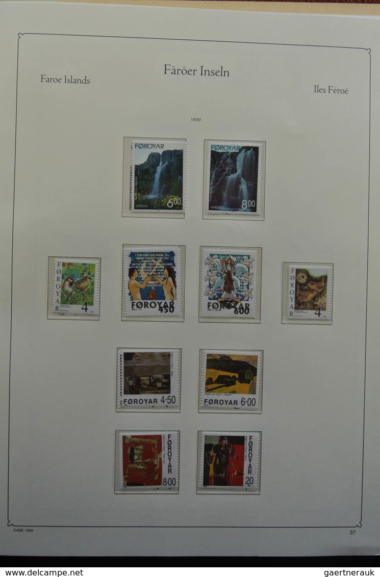 Dänemark - Färöer: 1919-2004: In the mainnumbers complete, MNH and largely also (double) canceled co