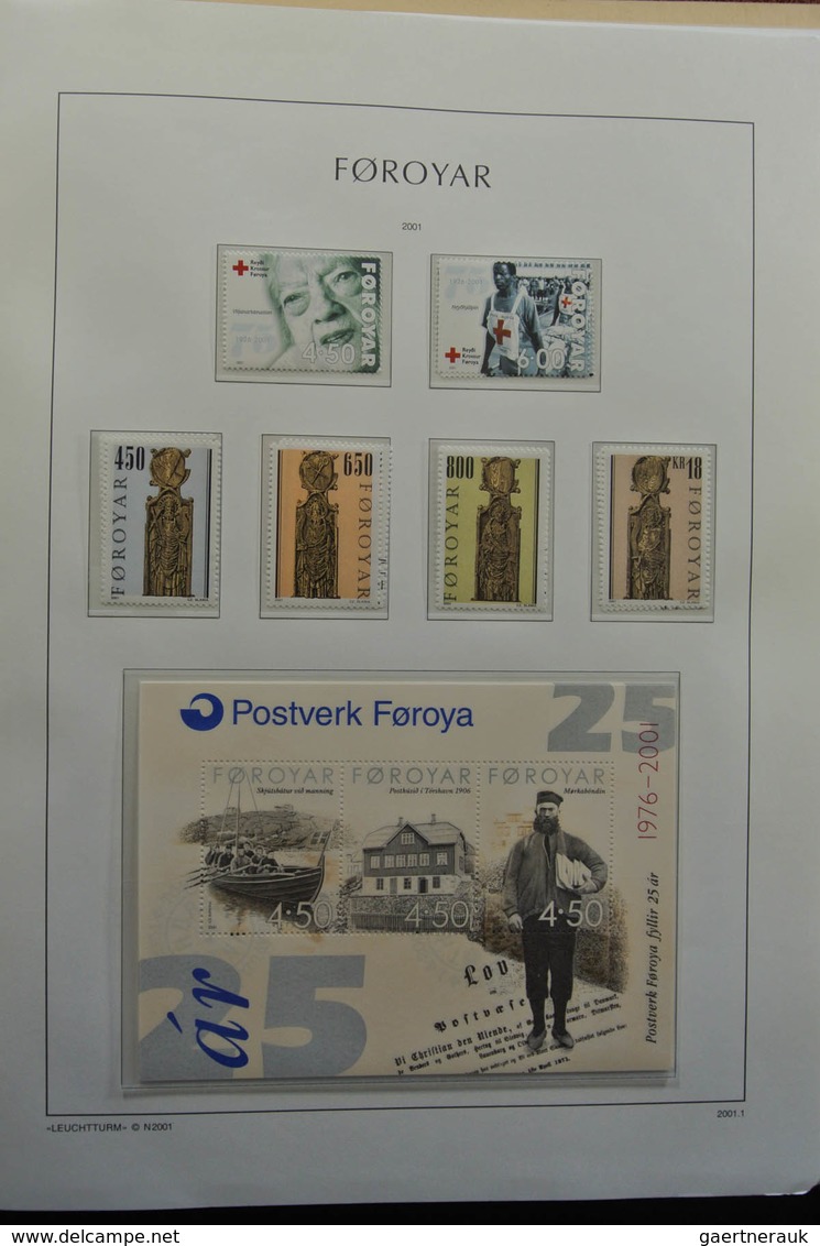 Dänemark - Färöer: 1919-2004: In the mainnumbers complete, MNH and largely also (double) canceled co