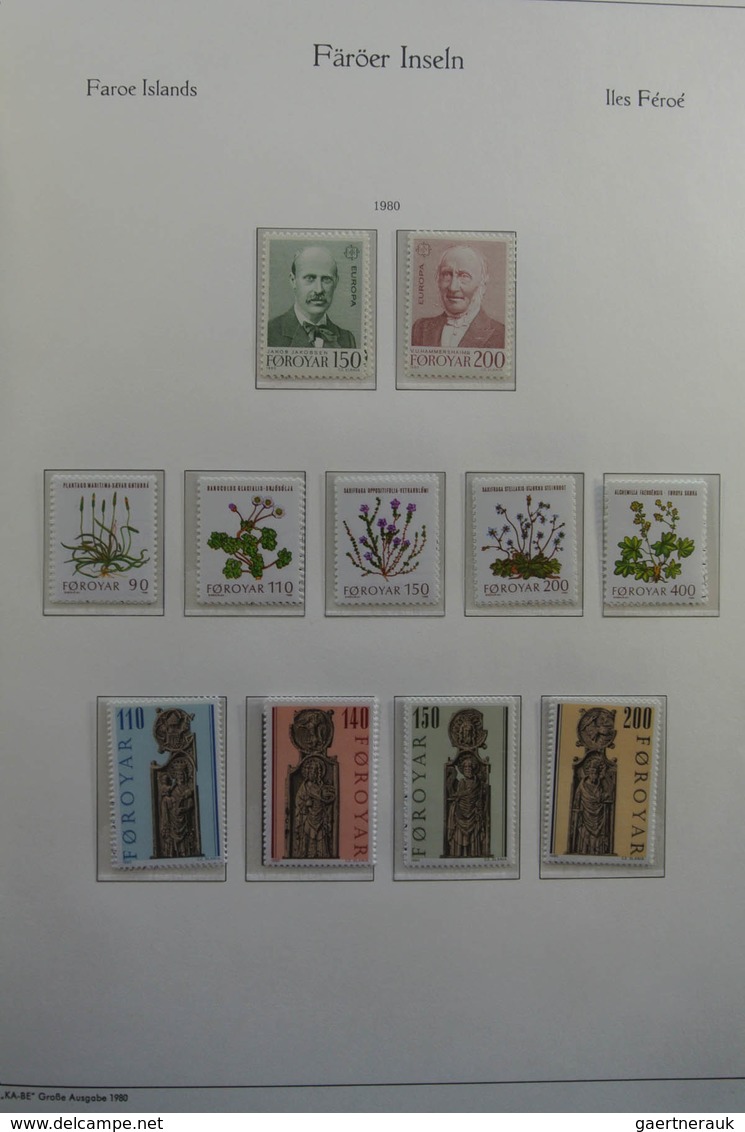 Dänemark - Färöer: 1919-2004: In the mainnumbers complete, MNH and largely also (double) canceled co