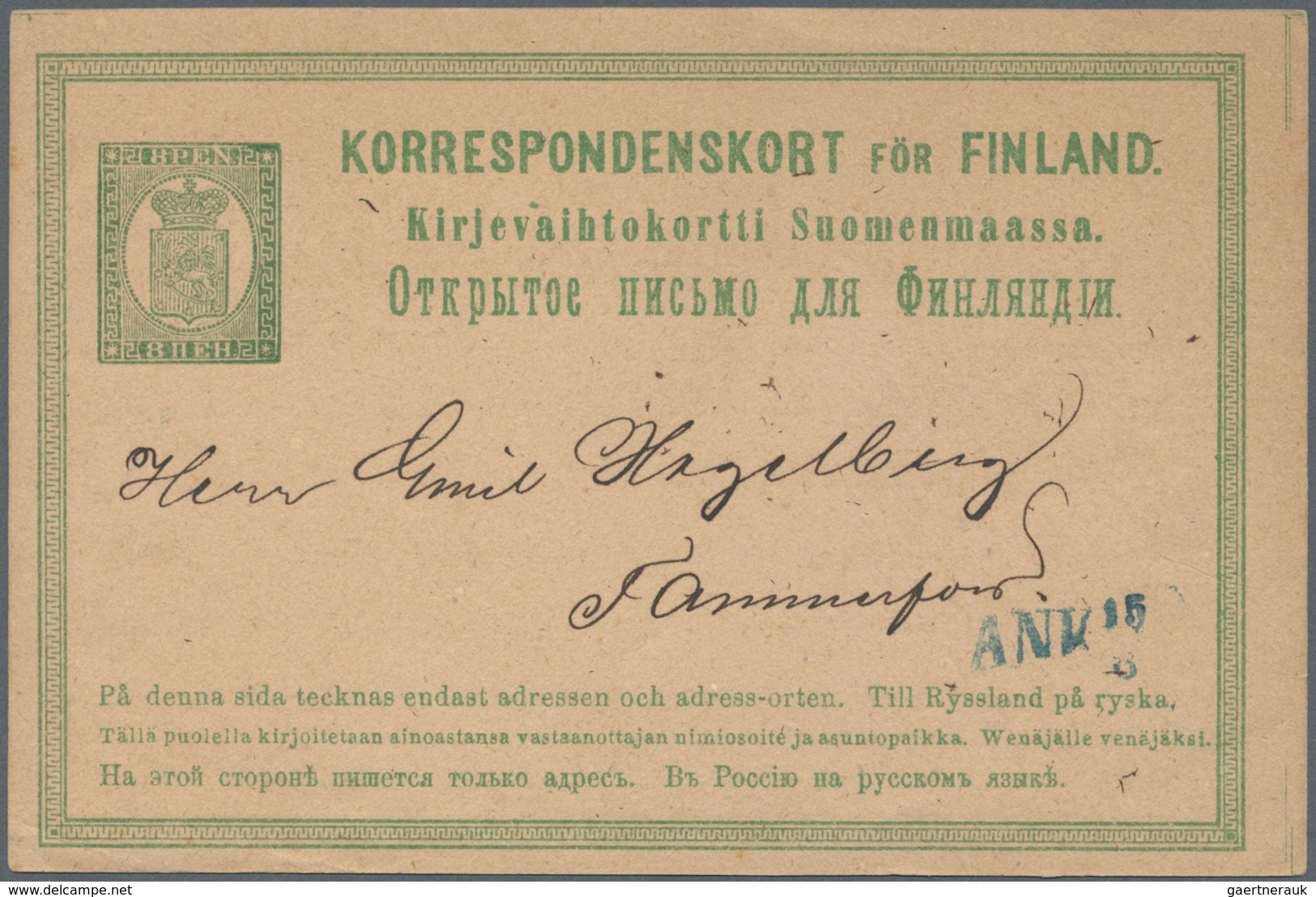 Finnland - Ganzsachen: 1872 From, Comprehensive Lot Of 153 Predominantly Used Postal Stationeries Co - Ganzsachen