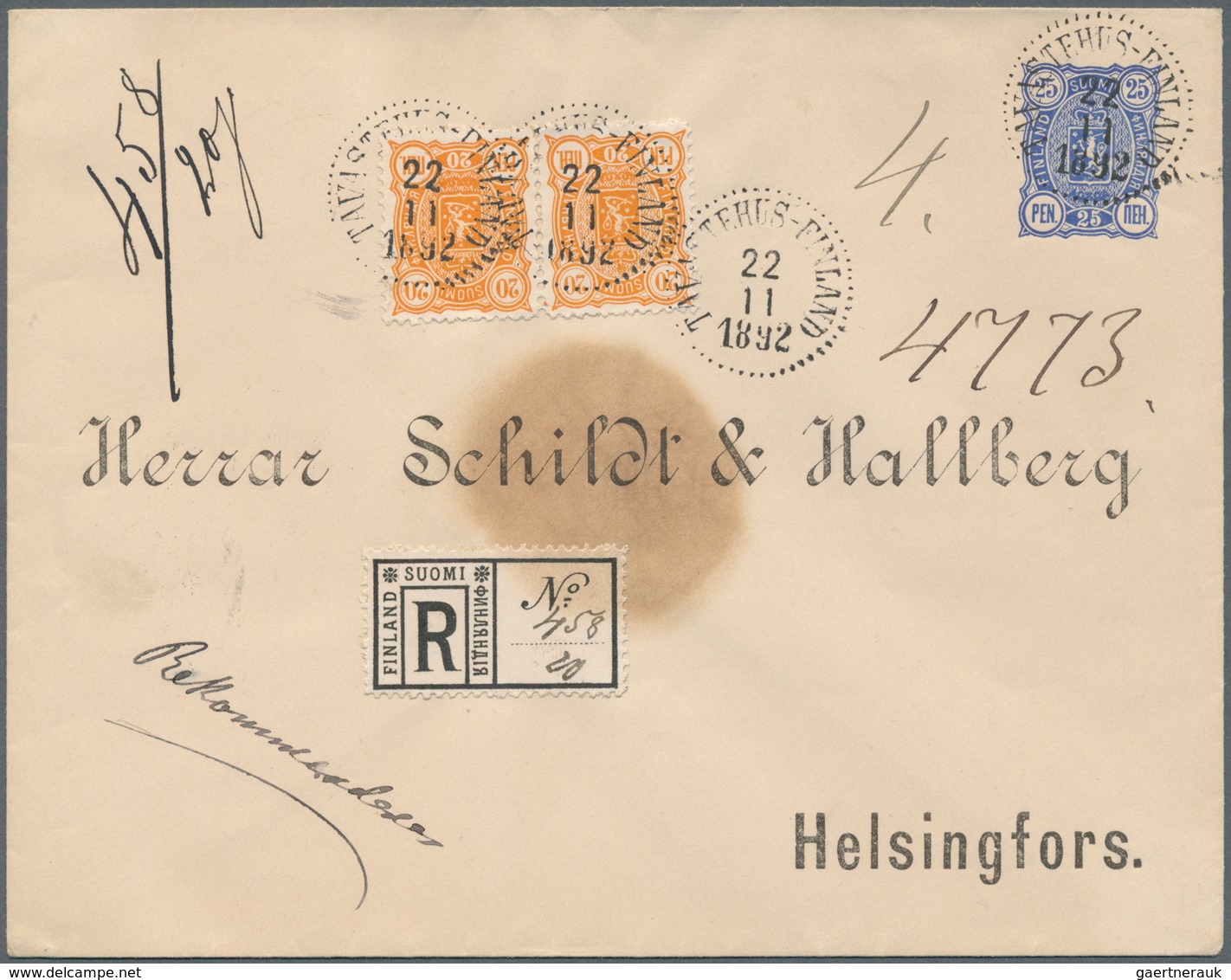 Finnland - Ganzsachen: 1872 from, comprehensive lot of 153 predominantly used postal stationeries co