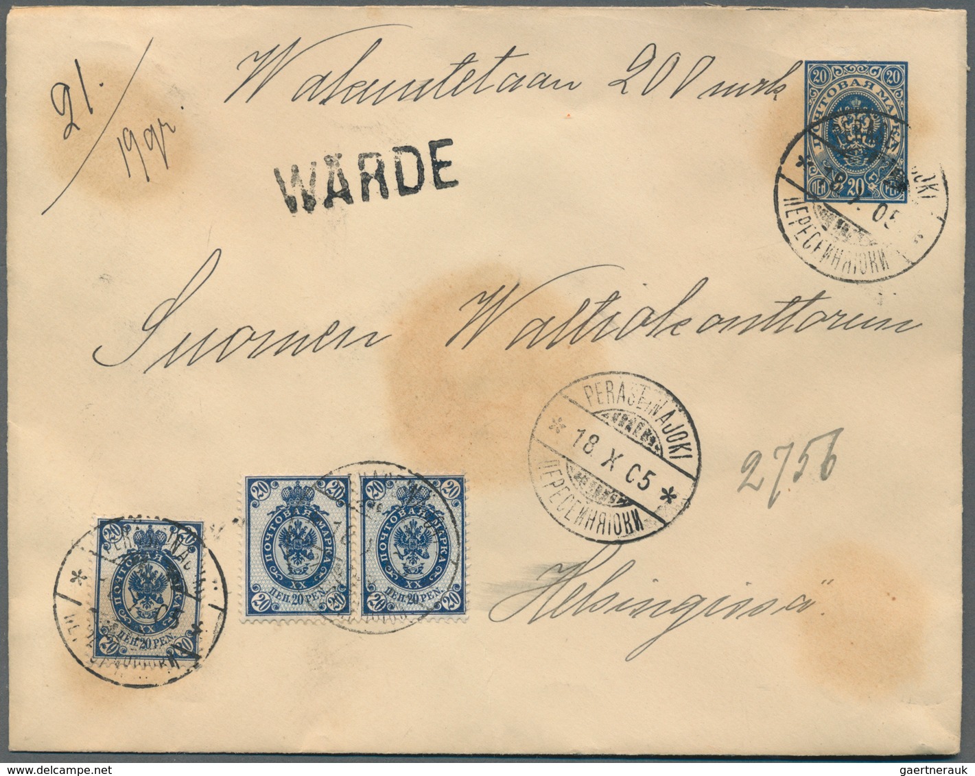 Finnland - Ganzsachen: 1872 from, comprehensive lot of 153 predominantly used postal stationeries co