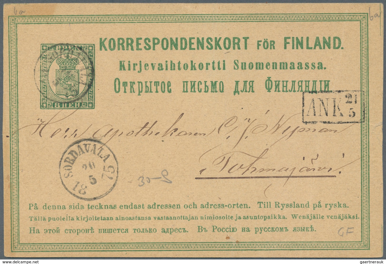 Finnland - Ganzsachen: 1872 from, comprehensive lot of 153 predominantly used postal stationeries co