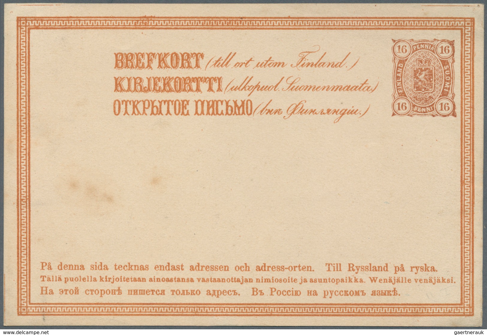 Finnland - Ganzsachen: 1872 from, comprehensive lot of 153 predominantly used postal stationeries co