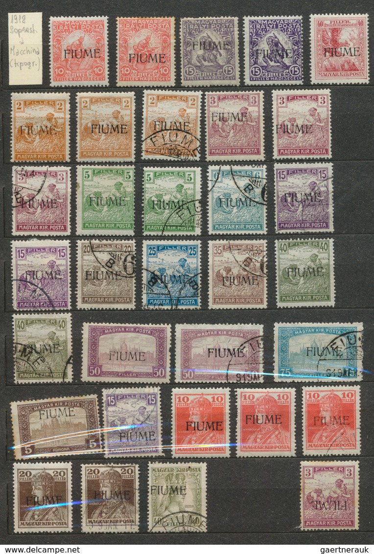 Fiume: 1918/1924, Mainly Mint Collection In An Album, Well Filled Throughout And Often Collected Sev - Fiume