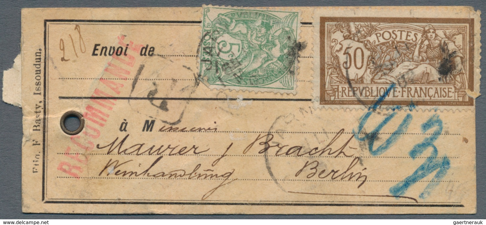 Frankreich: 1803/1925, Group Of 28 Covers/cards From Some Interesting Pre-philately, Good Range Of P - Collections